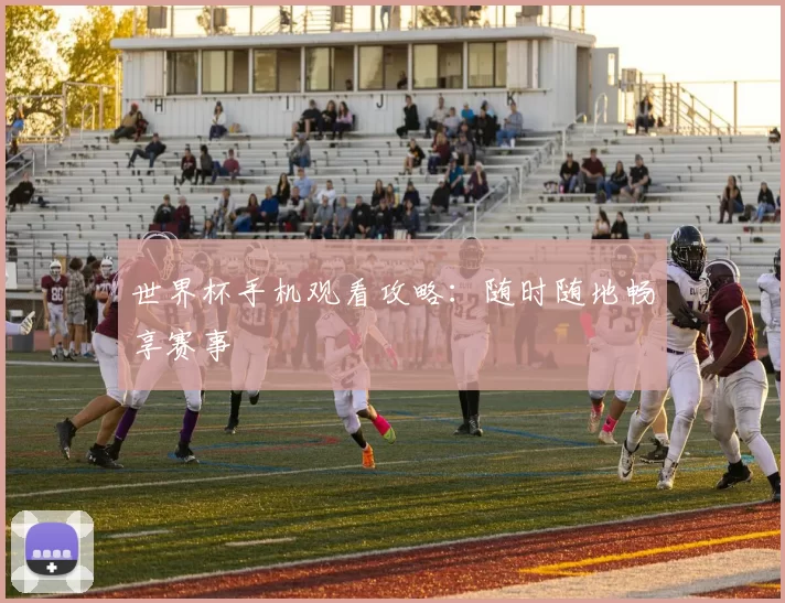 世界杯手机观看攻略：随时随地畅享赛事
