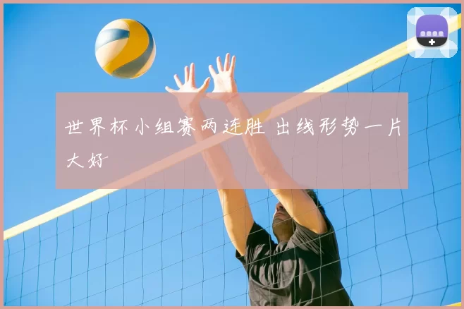 世界杯小组赛两连胜 出线形势一片大好